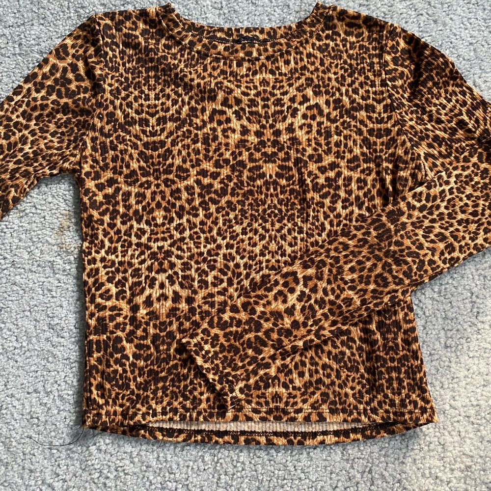 cheetah print top
